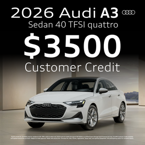 2026 Audi A3 Sedan 40 TSFI quattro Premium